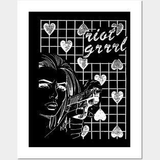 Riot Grrrl t shirt fanzine art Posters and Art